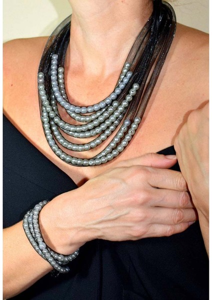 Kolyeler8 2023 Yeni Tasarımcı Lüks Zincir Kolye Kolye Kadın Bildirimi Örgü Maç Inci Boho Gotik El Yapımı Kolye Takı (Yurt Dışından)