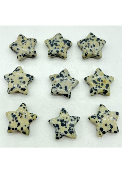 No.12 Doğal Taş Taş Kuvars Kristal Pentagram Beş Köşeli Yıldız Şekli Diy Takı Yapımı Için Hiçbir Delik Ev Dekor Aksesuarla (Yurt Dışından)