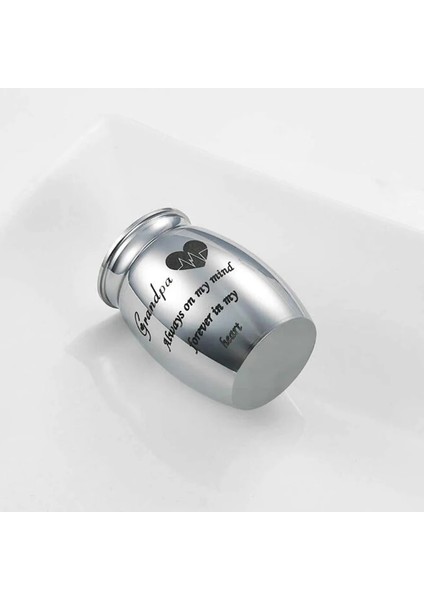 15X26MM Tarzı Büyükanne Mini Paslanmaz Çelik Dekoratif Kremasyon Hatıra Çömleği Küller Için Küçük Cenaze Kapları Anıt Külleri Tutucu 2 Boyutu (Yurt Dışından)