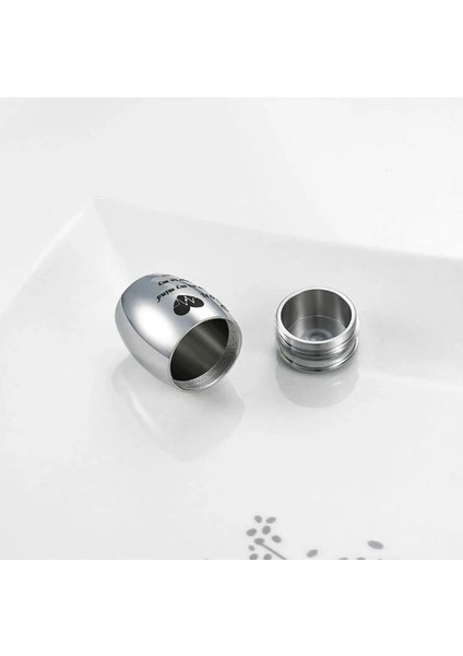15X26MM Tarzı Büyükanne Mini Paslanmaz Çelik Dekoratif Kremasyon Hatıra Çömleği Küller Için Küçük Cenaze Kapları Anıt Külleri Tutucu 2 Boyutu (Yurt Dışından)