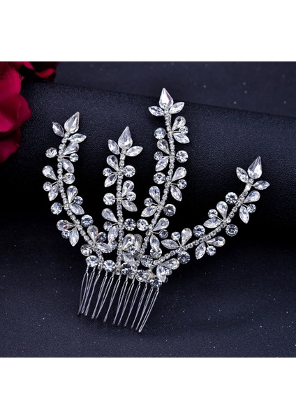 DZ042-GÜMÜŞ A330 Rhinestone Düğün Kafa Bandı Kadınlar Için Tiaras Düğün Saç Aksesuarları Kristal Gelin Şapkalar Doğum Günü Kız Başlığı (Yurt Dışından)