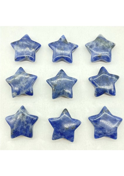 No.17 Doğal Taş Taş Kuvars Kristal Pentagram Beş Köşeli Yıldız Şekli Diy Takı Yapımı Için Hiçbir Delik Ev Dekor Aksesuarla (Yurt Dışından)