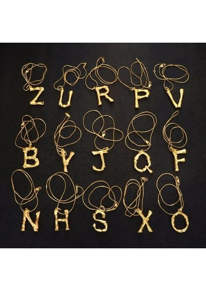 Ben Womeain Uzun Kolye Büyük Kolye Boho Bildirimi Kolye Collier Femme Için Harfler Kolye (Yurt Dışından)