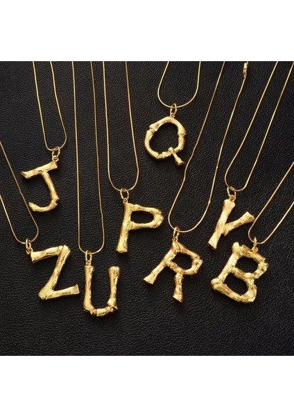 Ben Womeain Uzun Kolye Büyük Kolye Boho Bildirimi Kolye Collier Femme Için Harfler Kolye (Yurt Dışından)