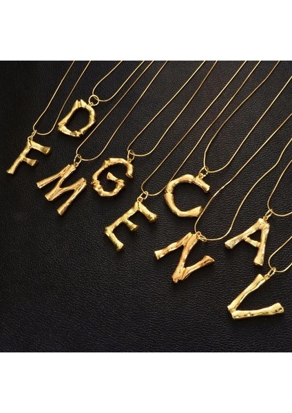 Ben Womeain Uzun Kolye Büyük Kolye Boho Bildirimi Kolye Collier Femme Için Harfler Kolye (Yurt Dışından)