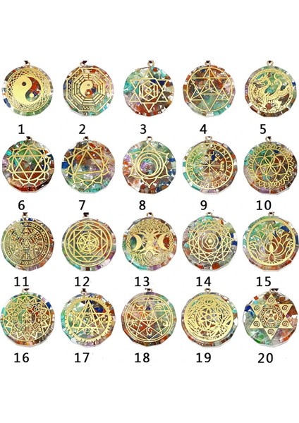 60CM Tarzı No.2 Boyutu Yedi Çakra Kolye Kolye Doğal Orgon Reiki Şifa Enerji Taş Kolye Yüksek Li Takı 7 Çakra Kristal Kolye (Yurt Dışından)