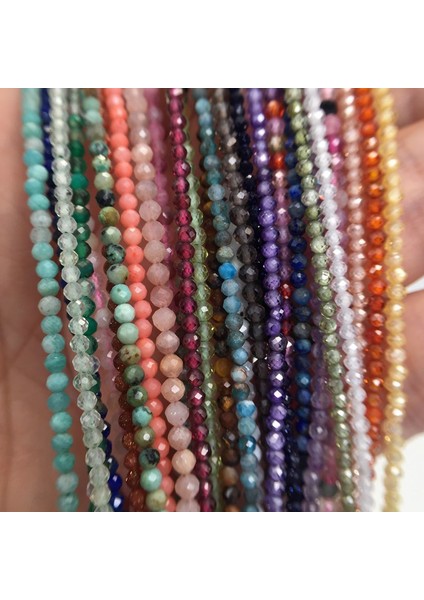 38-40CM Tarzı Olivin Doğal Taş Yönlü Yuvarlak Boncuk Kolye Kuvars Turmalin Labradorit Lapis Lazuli Kolye Kadınlar Takı Hediyeler Için (Yurt Dışından) indirimleri