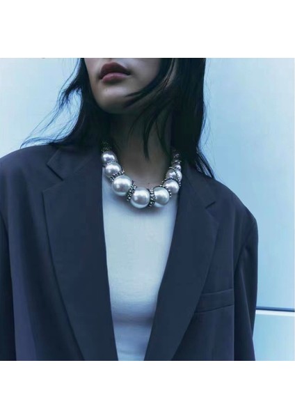 B Zvoijio Abartılı El Dokuma Inci Gerdanlık Kolye Kadın Partisi Için Yeni Trend Takı (Yurt Dışından) fiyatları