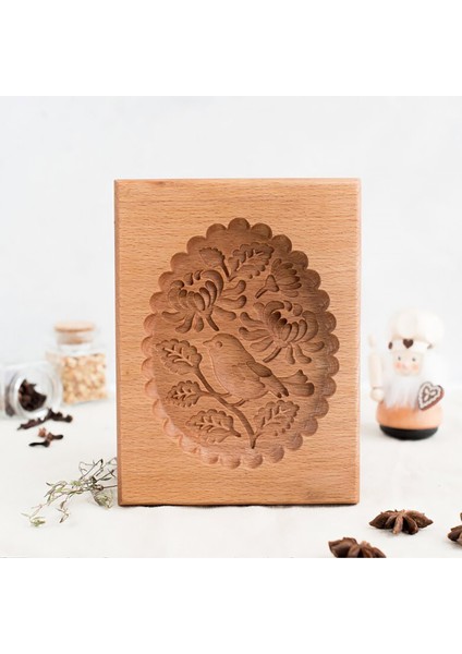 C Stili Ahşap Kurabiye Kalıbı Kesici 3D Fondan Kek Mooncake Pişirme Kalıpları Dıy Çerez Dekorasyon Araçları Mutfak Aksesuarları (Yurt Dışından) indirimleri