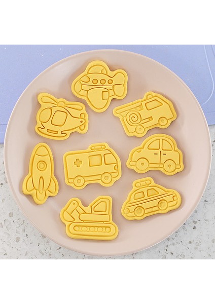 8 Parçalı Set Stili Bisküvi ile Araba Çerez Ulaşım Kesici Bulut Şekerleme Fondan Pasta Kek Araçları Mutfak Aksesuarları Pişirme Için Kalıp (Yurt Dışından) indirimleri
