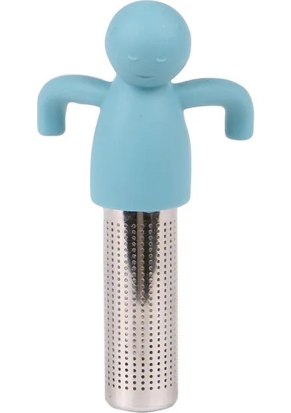 Minifigür Stili Tek Boyut Taşınabilir Çay Demlik 9 Stilleri Mavi Yaratıcı Güvenli ve Sağlıklı Mutfak Aksesuarları Şemsiye Paslanmaz Çelik Çay Filtresi Çay Sızıntısı (Yurt Dışından)