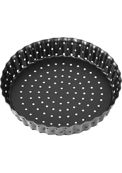 5 Inç Tarzı Delikli Inç Yapışmaz Pizza Tavası Yuvarlak Şekil Pişirme Tart Kalıbı Çıkarılabilir Alt Pasta Tepsisi Bakeware Araçları (Yurt Dışından)
