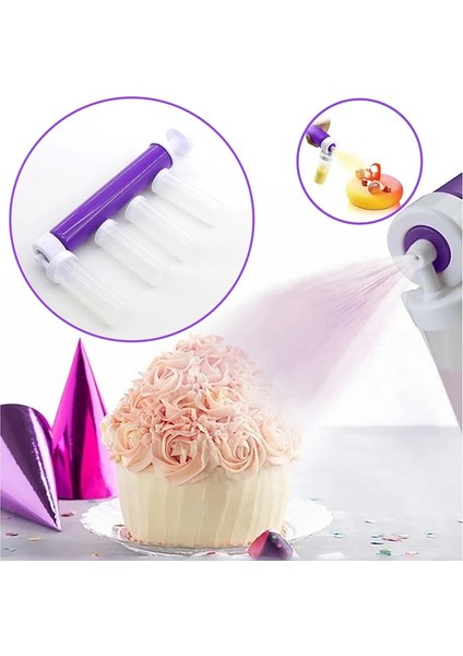 Pl Stili Kek Manuel Pistole Püskürtme Tabancası Dekorasyon Püskürtme Boyama Pişirme Dekorasyon Cupcakes Tatlılar Mutfak Pasta Aracı Aksesuarları (Yurt Dışından) fiyatları