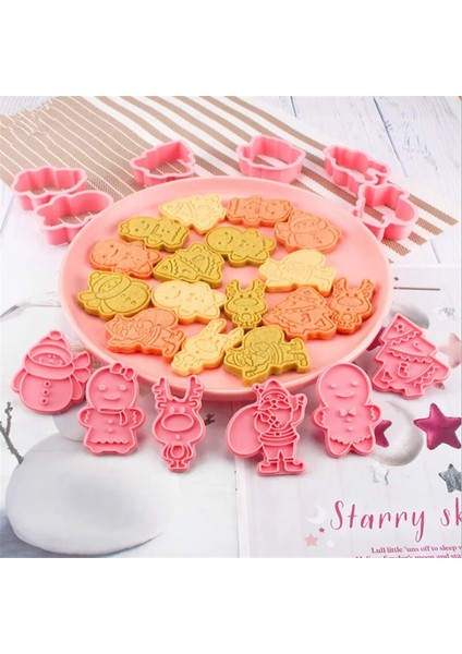 1 Adet Ağaç Stili Ack Noel Bisküvi Kalıp Plastik 3D Karikatür Noel Baba Pişirme Presleme Buzlanma Fondan Çerez Kesici Çocuklar Için Navidad (Yurt Dışından) fiyatları