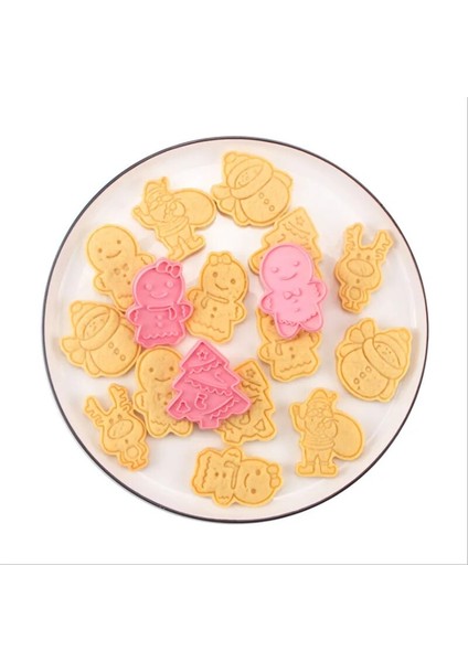 1 Adet Ağaç Stili Ack Noel Bisküvi Kalıp Plastik 3D Karikatür Noel Baba Pişirme Presleme Buzlanma Fondan Çerez Kesici Çocuklar Için Navidad (Yurt Dışından) indirimleri