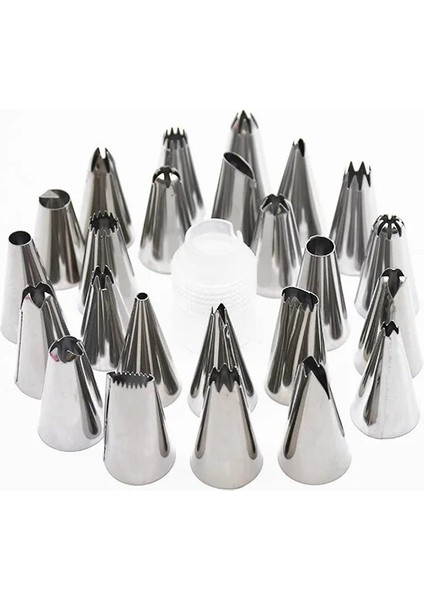 Mavi 16'lı Set Stili Et Silikon Pasta Torbası Buzlanma G Krem Paslanmaz Nozullu Yeniden Kullanılabilir Pasta Torbaları Kek Dekorasyon Mutfak Pişirme Araçları (Yurt Dışından) modelleri