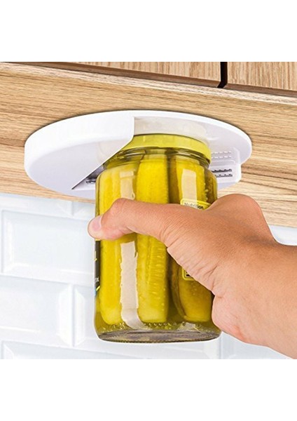 Kavanoz Açacağı Çok Fonksiyonlu Kapak Açacağı Dolap Altında Profesyonel Kapaklı Kutular Hızlı Açıcı Basit Faydalı Mutfak Aleti (Yurt Dışından)