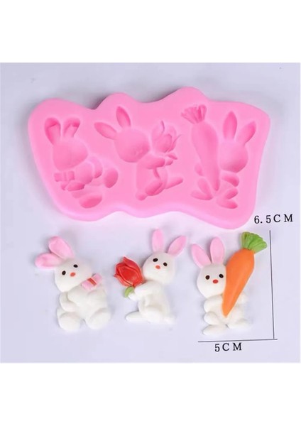 Bir Stil 3D Paskalya Çift Yumurta Tavşan Silikon Kalıp Şeker Çikolata Polimer Kil Kalıpları Bisküvi Kalıbı Tavşan Fondan Kalıp Kek Dekor Araçları (Yurt Dışından) modelleri
