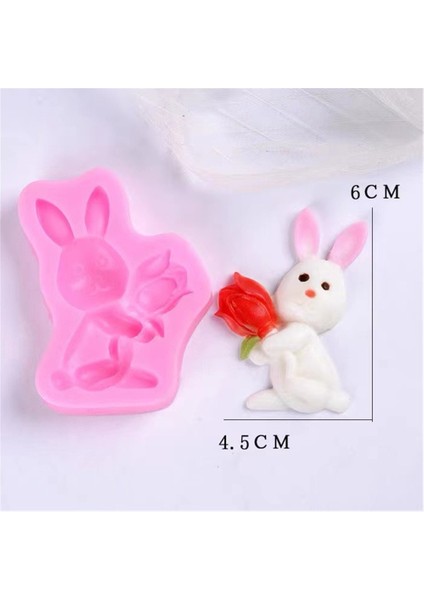 Bir Stil 3D Paskalya Çift Yumurta Tavşan Silikon Kalıp Şeker Çikolata Polimer Kil Kalıpları Bisküvi Kalıbı Tavşan Fondan Kalıp Kek Dekor Araçları (Yurt Dışından) fırsatları