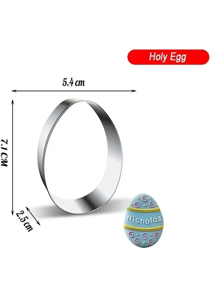 A-7 Tarzı Paskalya Modelleme Araçları Metal Paslanmaz Çelik Bisküvi Kurabiye Kalıbı Mutfak Gereçleri Pişirme Için Çerez Kesici Mutfak Ａccessories (Yurt Dışından)