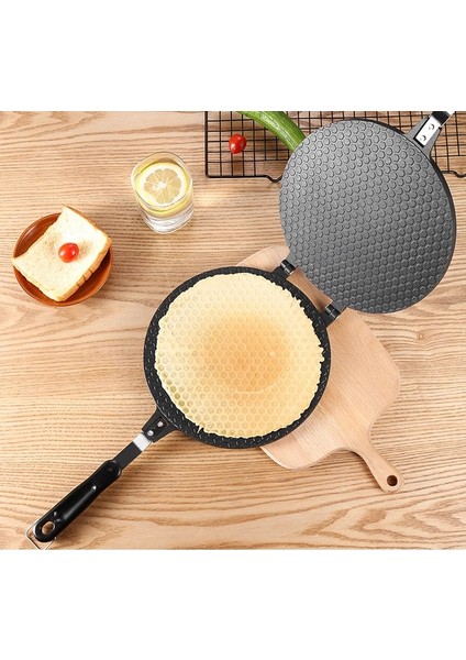 Ahşap Kalıp Stili Yumurta Rulo Modu Yapışmaz Omlet Waffle Pişirme Tavası Için Kek Alüminyum Alaşımlı Bakeware Çıtır Makinesi Omlet Kalıp Bakeware Aracı (Yurt Dışından) fırsatları