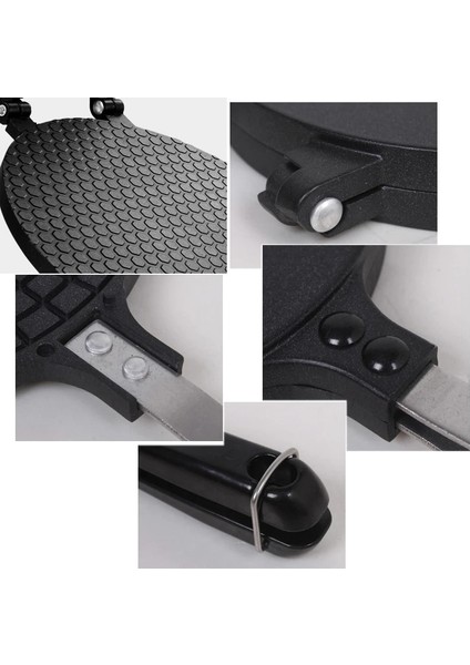 Ahşap Kalıp Stili Yumurta Rulo Modu Yapışmaz Omlet Waffle Pişirme Tavası Için Kek Alüminyum Alaşımlı Bakeware Çıtır Makinesi Omlet Kalıp Bakeware Aracı (Yurt Dışından) indirimleri
