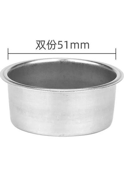 2 Bardak Tarzı Çift Ağızlı Kahve Portafilter Filtre Tutucu Delonghi Ecp Ecp Için Yedek Sepet Kahve Aksesuarları Barista (Yurt Dışından)