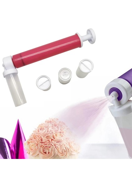 Mavi Stil Kek Manuel Pistole Püskürtme Tabancası Dekorasyon Püskürtme Boyama Pişirme Memesi Cupcakes Tatlılar Mutfak Pasta Aracı Aksesuarları (Yurt Dışından) fiyatları