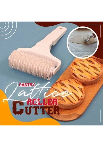 S Tarzı Pasta Kafes Rulo Kesici Plastik Çekme Net Pizza Bıçağı Tekerlek Makarna Kafes Rulo Kesici Hamur Bisküvi Pasta Pişirme Aracı (Yurt Dışından) fiyatları