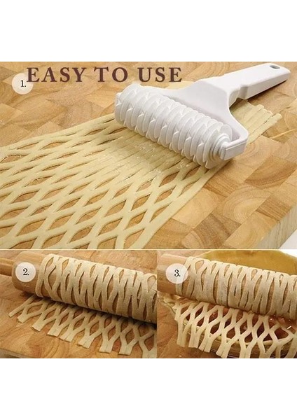 S Tarzı Pasta Kafes Rulo Kesici Plastik Çekme Net Pizza Bıçağı Tekerlek Makarna Kafes Rulo Kesici Hamur Bisküvi Pasta Pişirme Aracı (Yurt Dışından) indirimleri