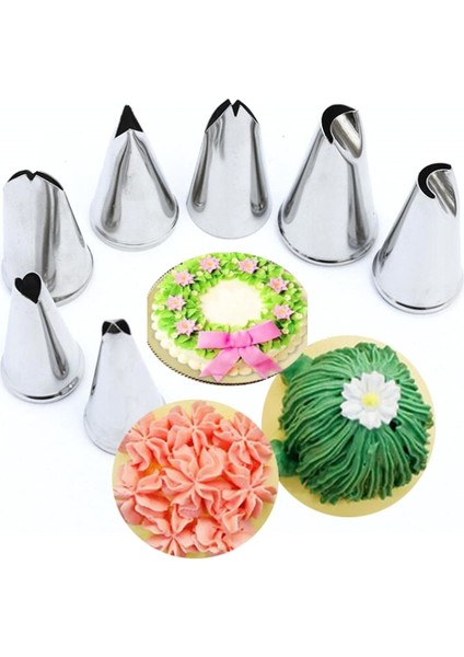 Et Yaprak Papatya Çiçek Ipuçları Paslanmaz Çelik Buzlanma G Nozullar Kek Dekorasyon Pasta Setleri Cupcake Araçları Pişirme Kalıbı (Yurt Dışından)