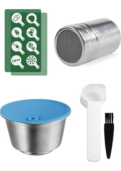 Resim Stili Olarak Recafımıl Dolce Gusto Dolum Pod Için Yeniden Kullanılabilir Kahve Kapsülü Paslanmaz Çelik Filtre Fincan Nescafe Kahve Makinesi Krema Makinesi (Yurt Dışından)