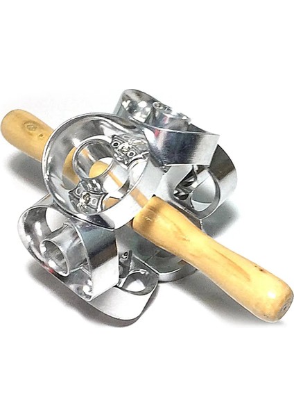 Gümüş Tarzı Döner Donut Kalıp Mutfak Tatlılar Ekmek Pastanesi Fırın Pişirme Araçları Kesici Dıy Gıda Çerez Kek Stencil Donut Maker (Yurt Dışından) modelleri