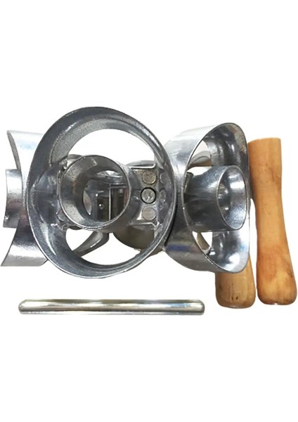 Gümüş Tarzı Döner Donut Kalıp Mutfak Tatlılar Ekmek Pastanesi Fırın Pişirme Araçları Kesici Dıy Gıda Çerez Kek Stencil Donut Maker (Yurt Dışından) fırsatları