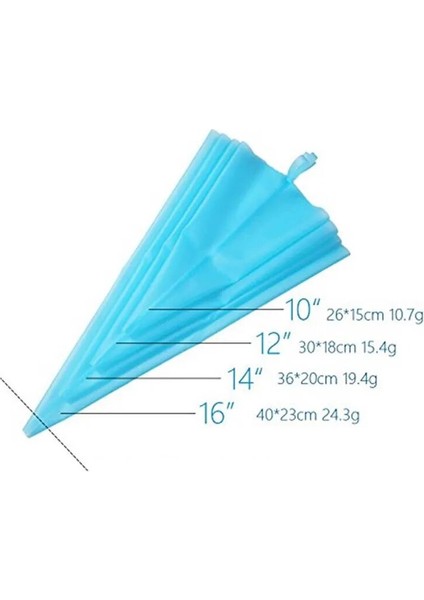 Beyaz Stil Şekerleme Silikon Pasta Torbası Yeniden Kullanılabilir Krem Buzlanma G Çanta Pişirme Diy Cupcake Dekorasyon Aracı Mutfak Aksesuarları (Yurt Dışından) modelleri