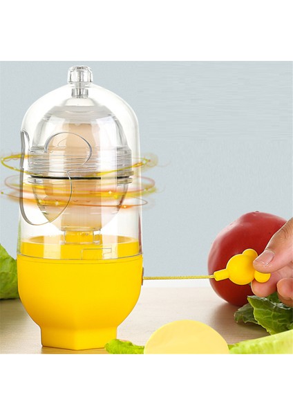 No.3 Tarzı Elle Çalışan Altın Yumurta Makinesi Iç Mikser Mutfak Pişirme Aleti Taşınabilir Yumurta Pişirici Aracı Yumurta Karıştırıcı Çalkalayıcı (Yurt Dışından)