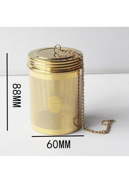 Xl Tarzı Goldetainless Çelik Çay Süzgeç Yaprak Baharat Bitkisel Demlik Yeniden Kullanılabilir Örgü Filtre Ev Mutfak Aksesuarları (Yurt Dışından)