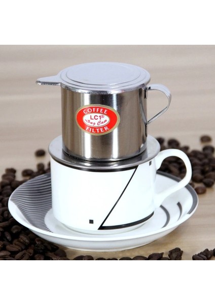 9.5X6CM Stili Paslanmaz Çelik El Kahve Filtre Fincan Vietnamca Kahve Filtresi Mutfak Makinesi Pot Demlik Fincan Lezzetli Hizmet Veriyor (Yurt Dışından) fırsatları