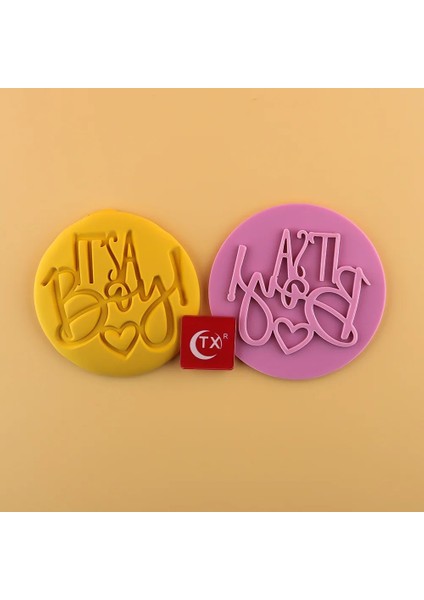 TXFE570 Stili Mutlu Doğum Günü Bisküvi Baskı Stamper Düğün Pastası Dekorasyon Kalıp Çerez Kabartma Kalıp Aracı Pişirme Dekorasyon Malzemeleri (Yurt Dışından)