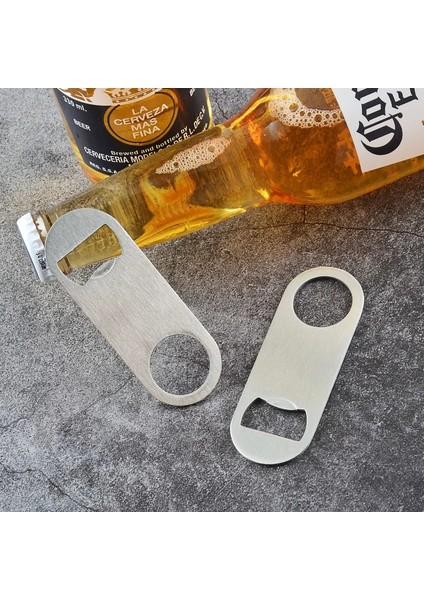 Büyük A Stili Paslanmaz Çelik Bira Şişe Açacağı Taşınabilir Bar Mutfak Restoran Accessaries Dayanıklı Düz ​​hızlı Mutfak Açık Aracı (Yurt Dışından) fırsatları