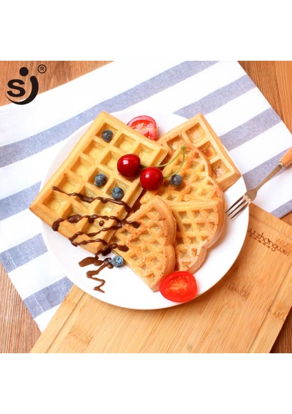 Rastgele Renk Stili Sj Mutfak Waffle Kalıp Makinesi Kek Kalıbı Mutfak Waffle Silikon Bakeware Pişirme Kalıbı Çocuklar Için Kurabiye Fırın Yumuşak Isıya Direnç (Yurt Dışından) fırsatları