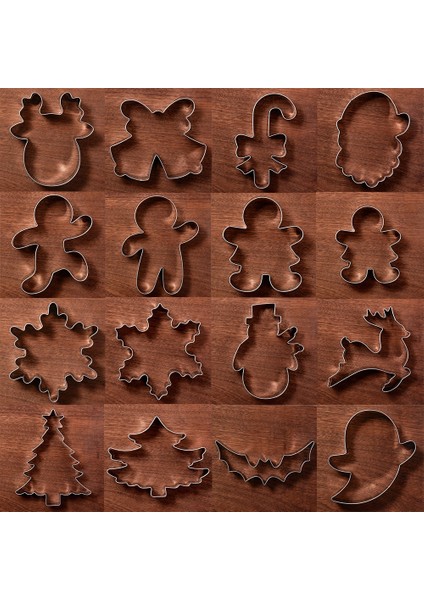 Şükran Günü 7pc Stili Kenıao Sonbahar Kış Tatili Kurabiye Kesici Seti - Cadılar Bayramışükran Gününoel Bisküvi Ekmek Pişirme Kalıbı - Paslanmaz Çelik (Yurt Dışından) modelleri