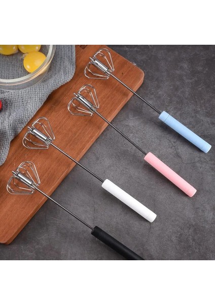 4pc Tarzı Yarı Otomatik Çırpma Paslanmaz Çelik Manuel El Mikser Yumurta Beyaz Krem Çikolata Mikser Modern Minimalist Tarzı Mutfak Gereçleri (Yurt Dışından)