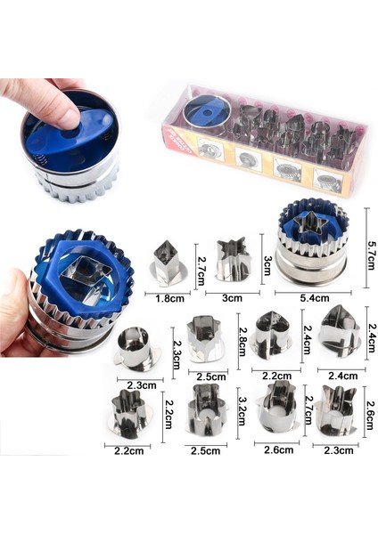 Yeni 12 Adet Stil Metal Reçel Kurabiye Linzer Kesiciler Set Mristmas Kurabiye Kalıp Yapımı Paslanmaz Çelik Sandviç Bisküvi Kesici Kalıp Pişirme Için (Yurt Dışından)