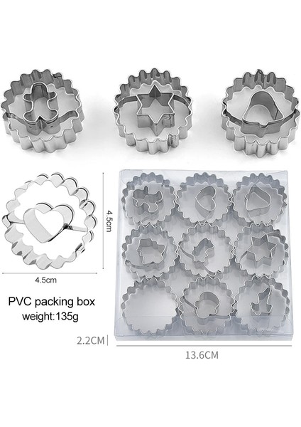 Yeni 12 Adet Stil Metal Reçel Kurabiye Linzer Kesiciler Set Mristmas Kurabiye Kalıp Yapımı Paslanmaz Çelik Sandviç Bisküvi Kesici Kalıp Pişirme Için (Yurt Dışından) fırsatları