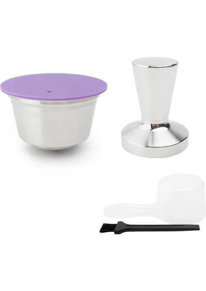 1pod 1 Kurcalama Stili Paslanmaz Çelik Kahve Filtresi Pod Dolce Gusto Için Uygun Yeniden Kullanılabilir Kahve Kapsülü Doldurulabilir Kapsül (Yurt Dışından)
