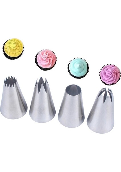 Siyah Stil Pcset Krizantem Nozul Buzlanma G Pasta Nozulları Mutfak Gadget Pişirme Aksesuarları Pasta Dekorasyon Araçları Yapma (Yurt Dışından) indirimleri