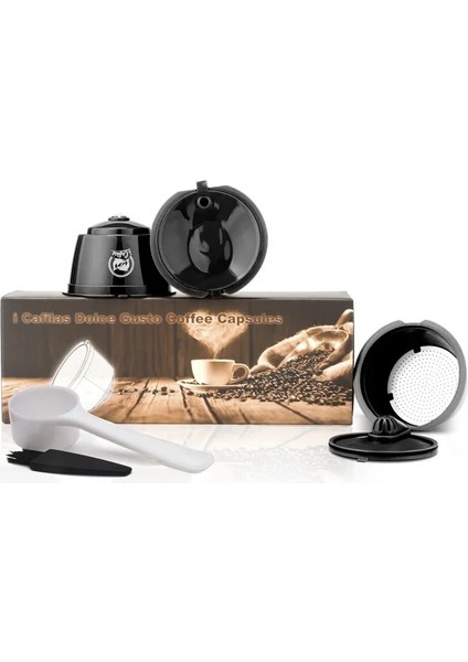 Sarı Stil Dolce Gusto Kahve Kapsülü Için Plastik Kapsül Doldurulabilir Yeniden Kullanılabilir Nescafe ile Uyumlu Dolce Gusto Dolum Bardağı 150 Kez Kullanın (Yurt Dışından)