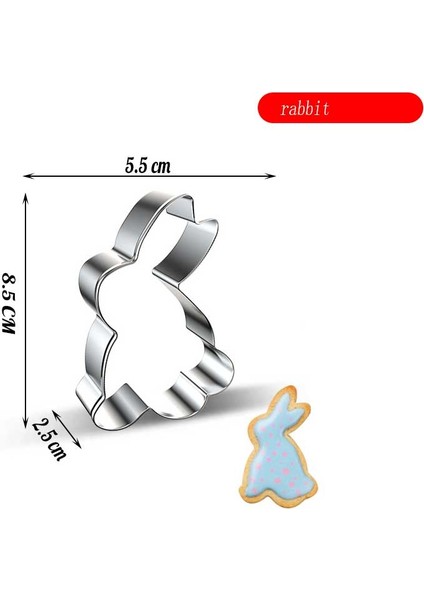 A-3 Tarzı Mutfak Aksesuarları Paskalya Çerez Kesici Pasta Araçları Metal Paslanmaz Çelik Bisküvi Kurabiye Kalıbı Paskalya Pişirme Için Mutfak Gereçleri (Yurt Dışından)