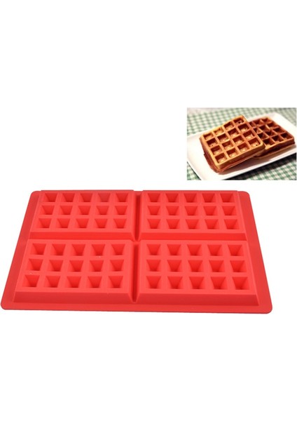 Dikdörtgen Şekil Stili Yapışmaz Silikon Waffle Kalıp Mutfak Bakeware Kek Kalıp Makineleri Fırın Için Yüksek Sıcaklık Pişirme Seti (Yurt Dışından) indirimleri